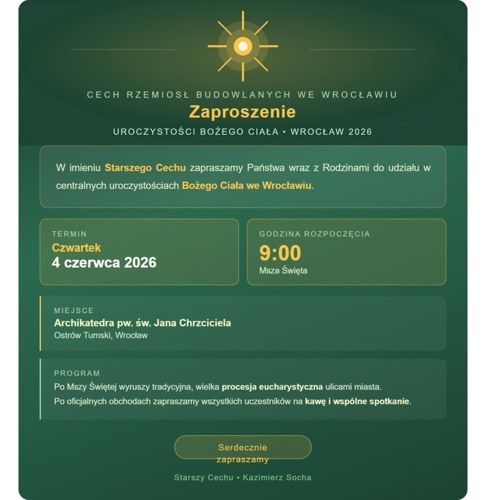 Uroczystość Bożego Ciała 04.06.202-zaproszenie do udziału